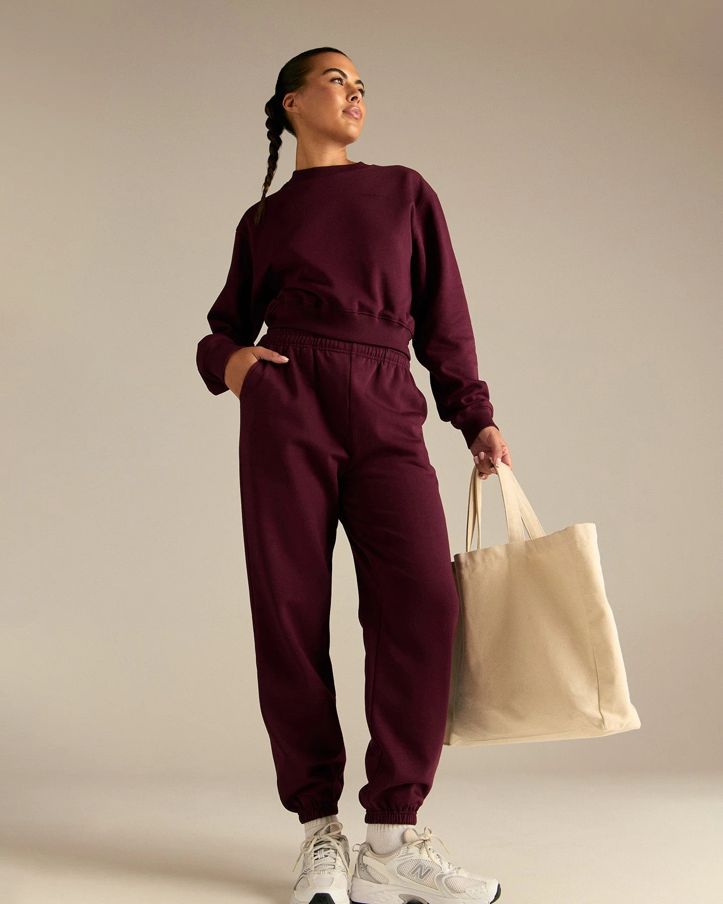 Comfort Joggers | Merlot - Image 6