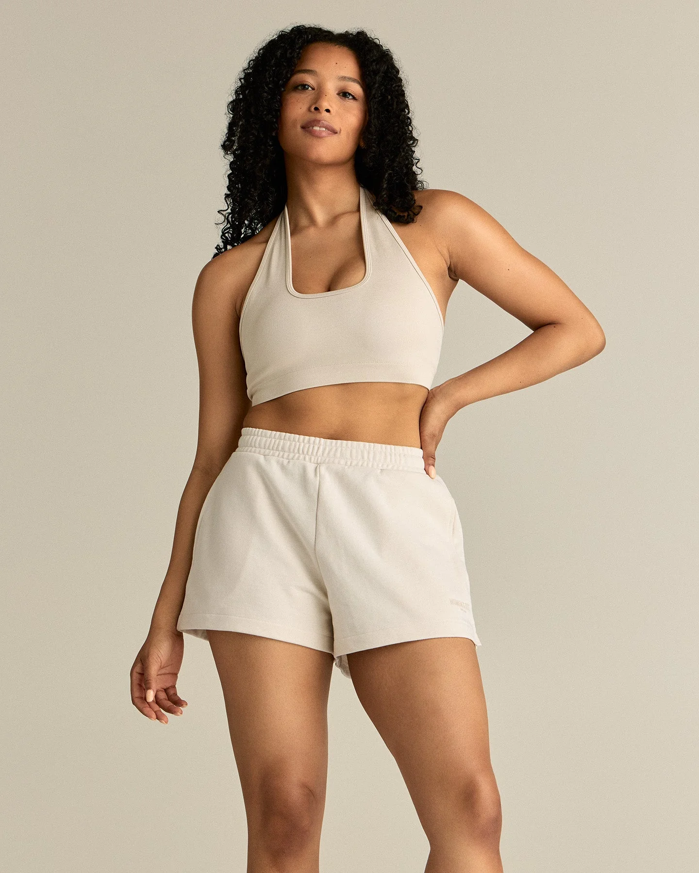 Comfort Lightweight Shorts | Off White - Image 7