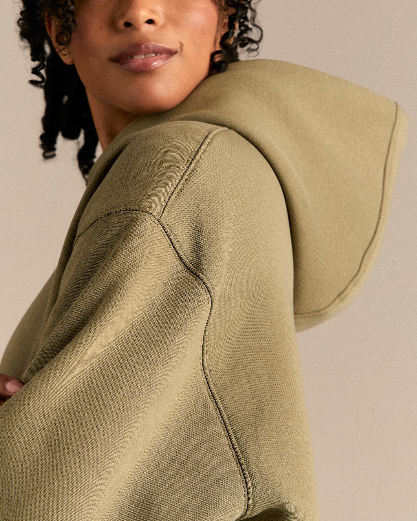 Comfort Oversized Sports Club Hoodie | Willow - Image 4