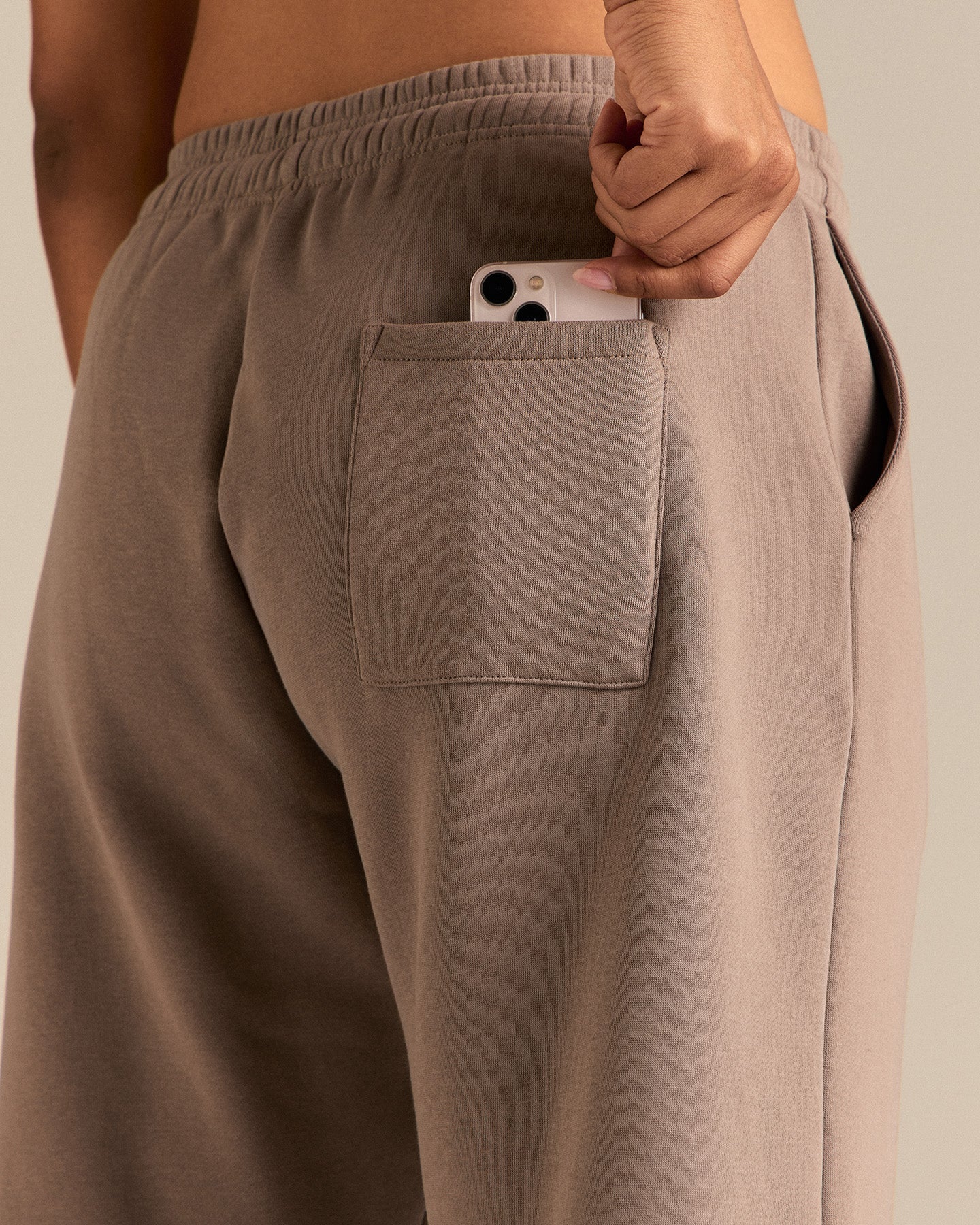 Comfort Sports Club Joggers | Taupe Grey - Image 3