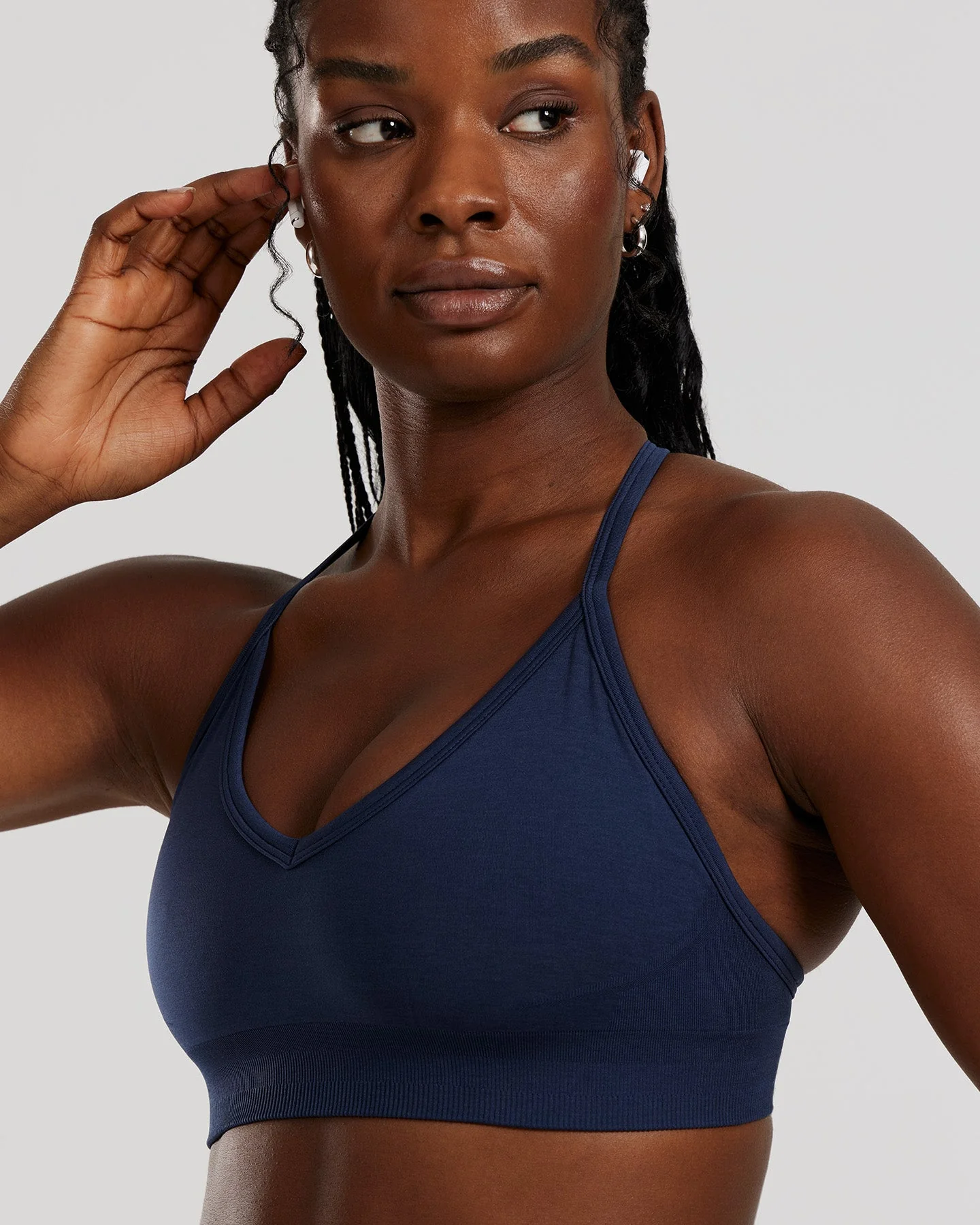 Define 2.0 Halter Neck Bra | Sapphire Blue - Image 3
