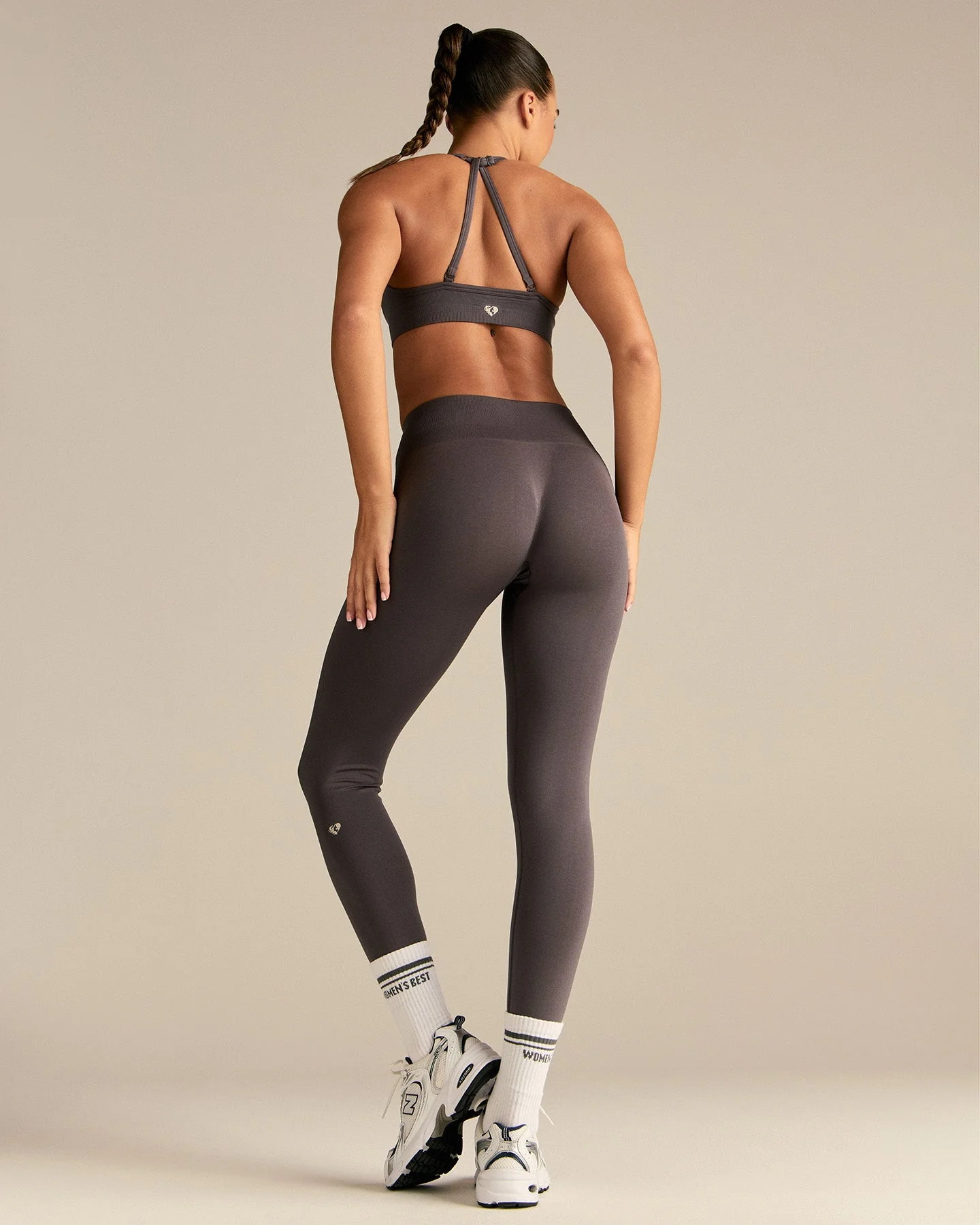 Define 2.0 Halter Neck Bra | Slate Grey - Image 2