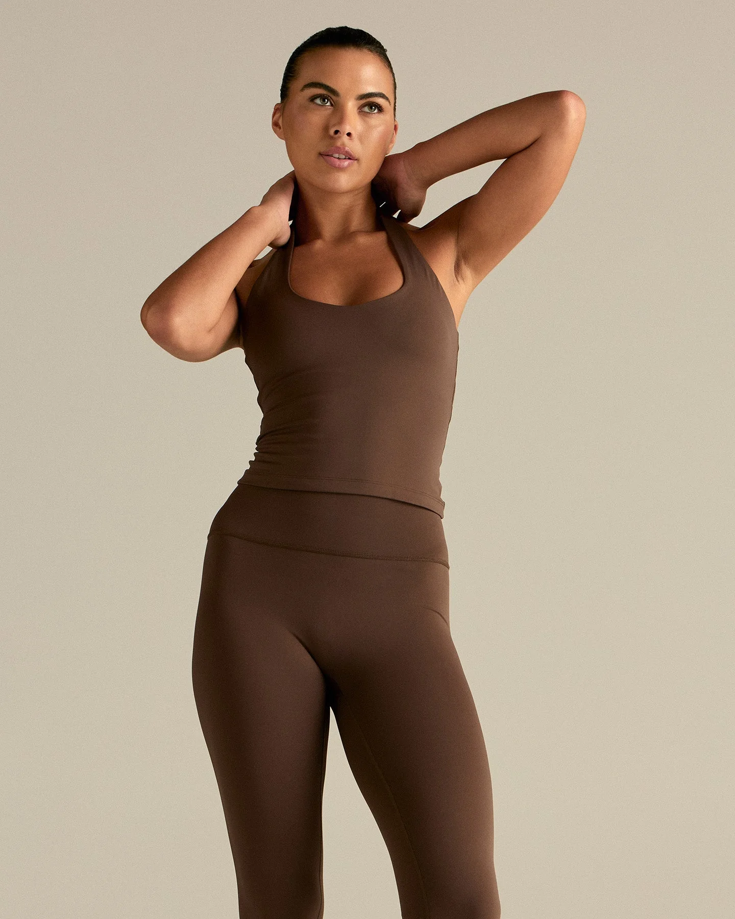 Essential Halter Tank | Cocoa - Image 4