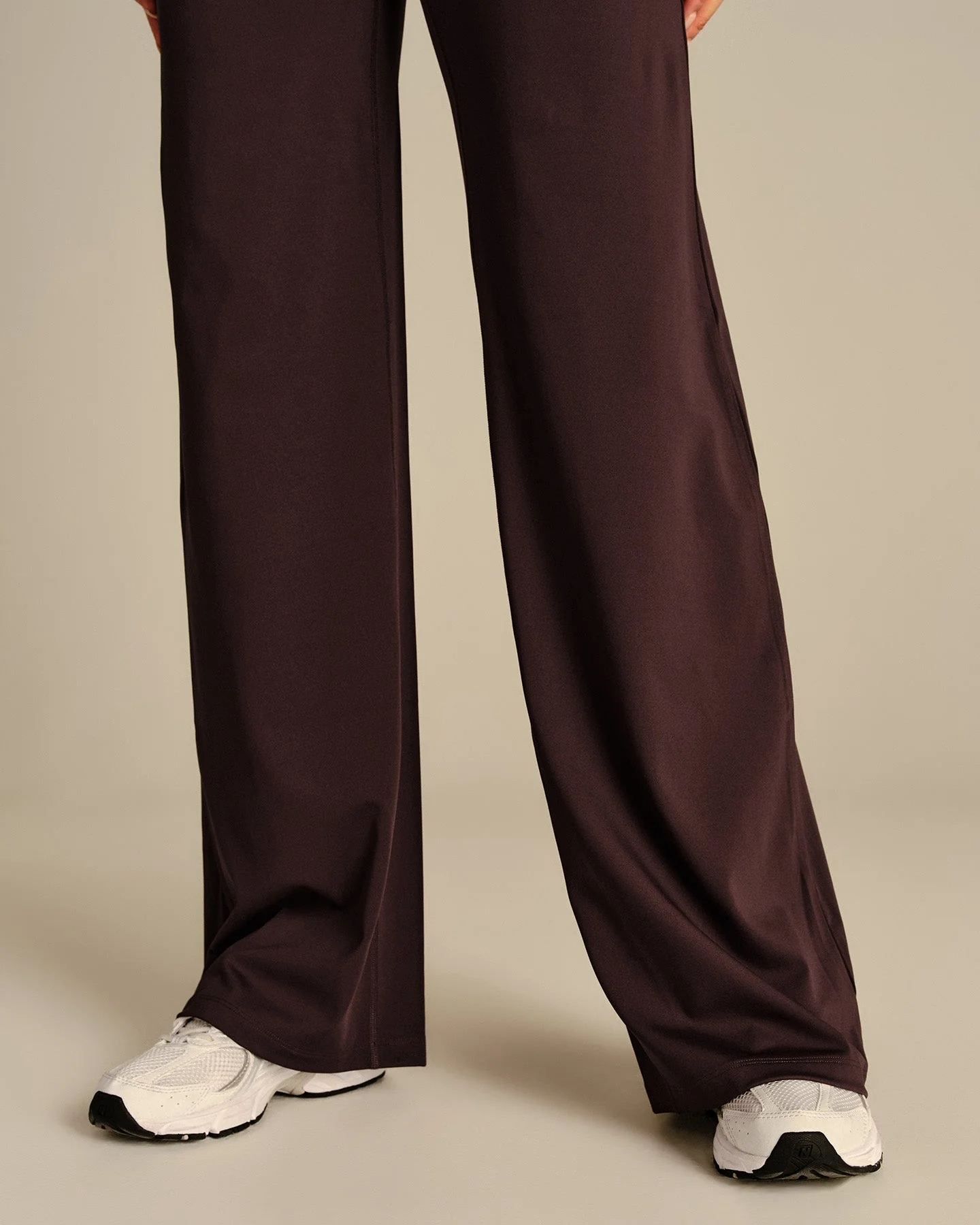 Essential Wrap High Waist Straight Leg Pants | Cafe Noir - Image 6