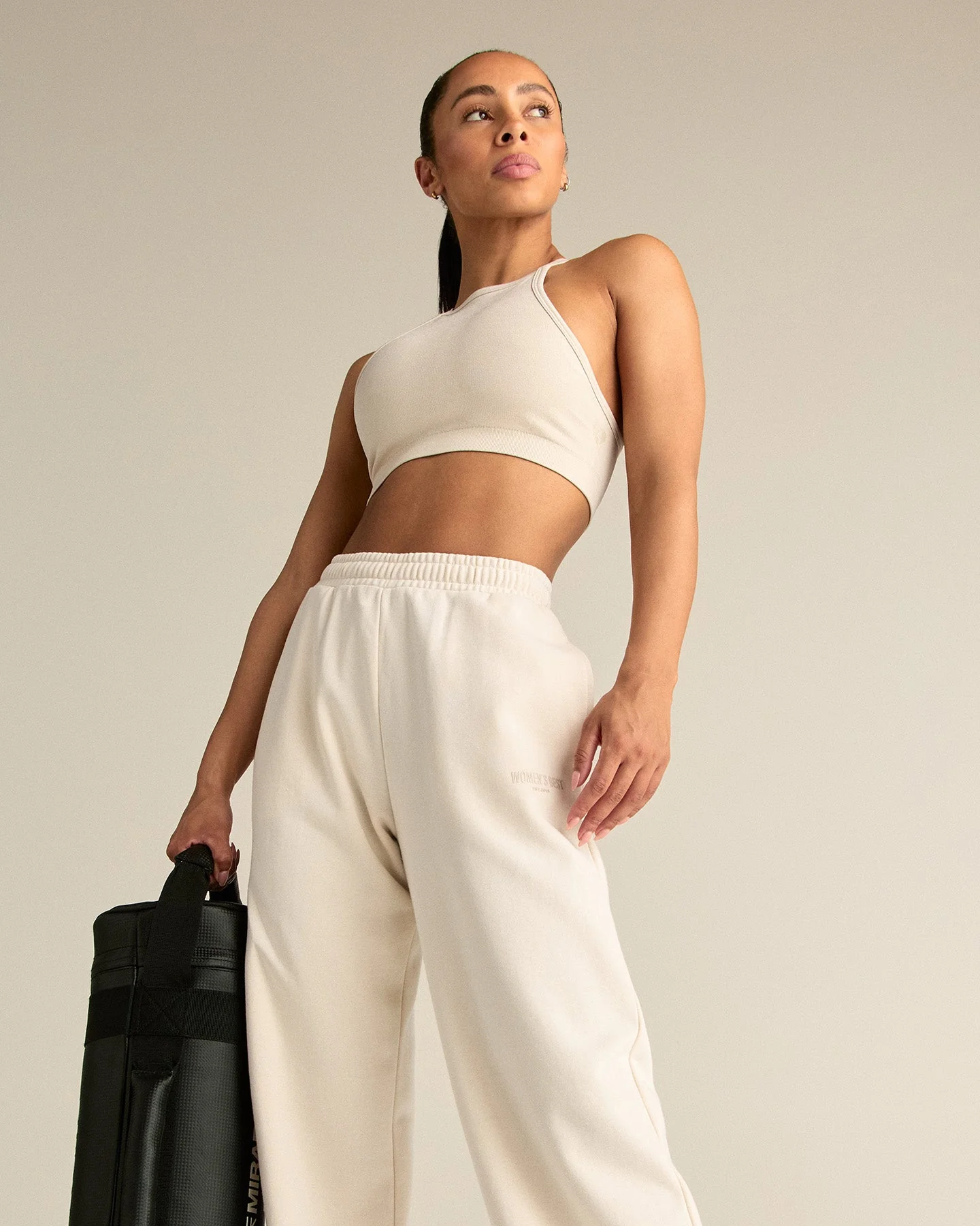 Motion Seamless Racer Front Bra | Off White - Image 4