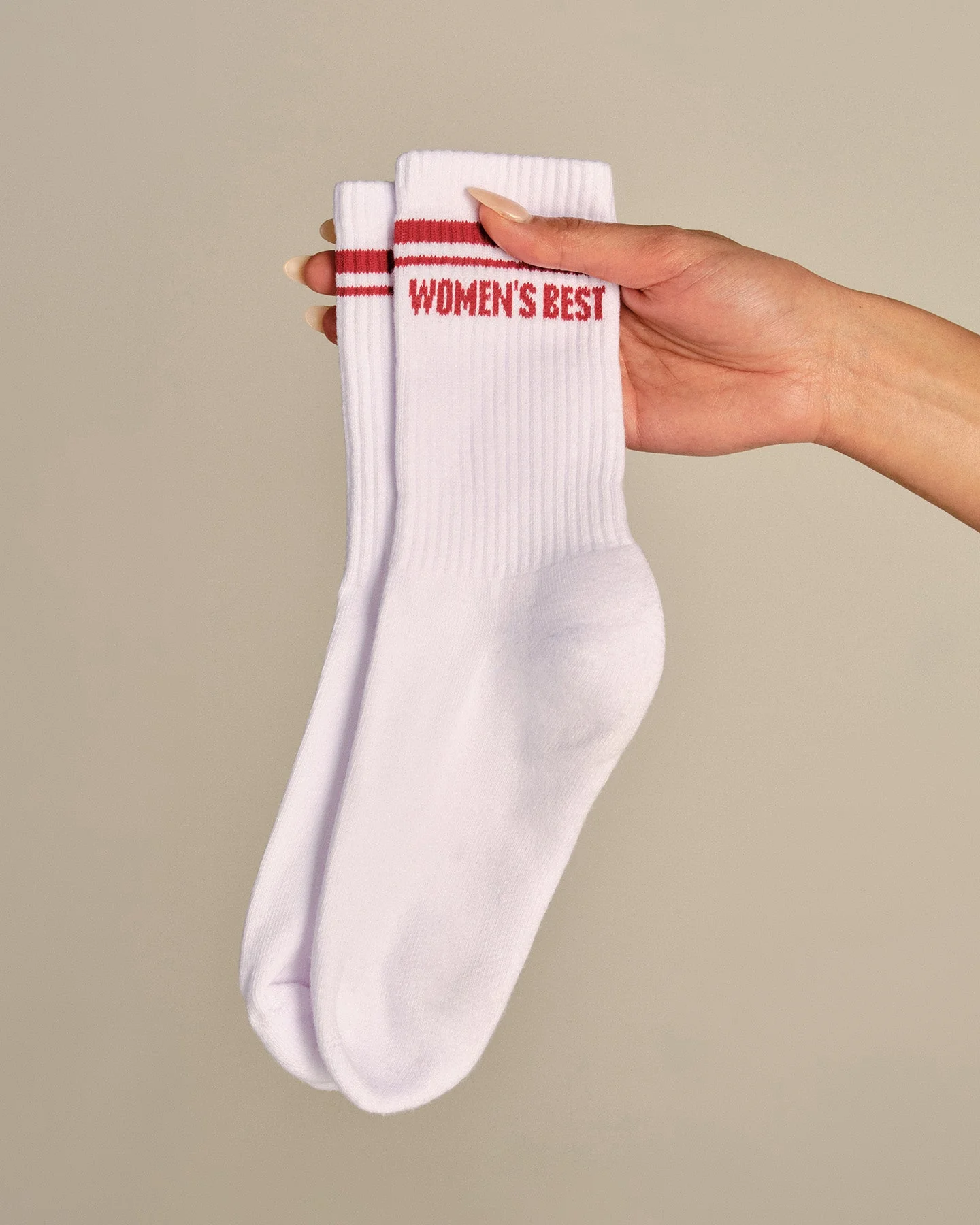 Premium Crew Stripe Socks (3PK) | True Red/Chambray Blue/Black - Image 5